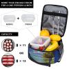 Insulated Lunch Bag for Women Reusable Lunch Box for Office Travel Thermal Lunchbox Aitutaki lagoon, Cook Islands Lunch Tote Bags Leakproof Cooler Bag for Men Large Capacity Meal Bag view 3