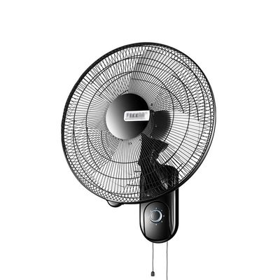 QYQCXGL Wall-mounted Electric Fan, Powerful Industrial Shaking Head Fan, Aluminum 4 Leaves High Air Volume Wall Fan (Mechanical)