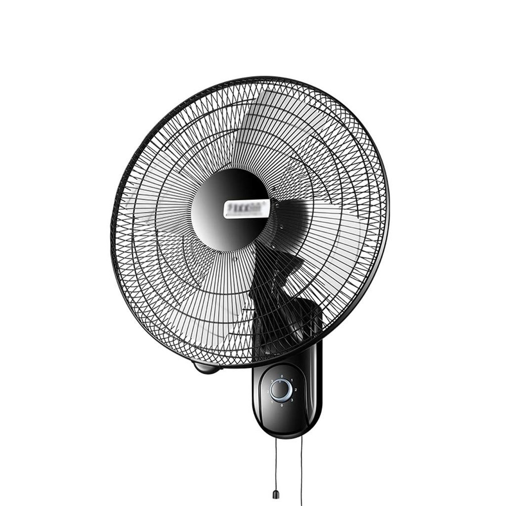 QYQCXGL Wall-mounted Electric Fan, Powerful Industrial Shaking Head Fan, Aluminum 4 Leaves High Air Volume Wall Fan (Mechanical)