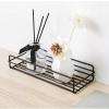 2 Pack Shower Caddy Basket, Wall Mounted Shower Caddy Self Adhesive Shower Shelves Iron Shower Hanging Shelf for Bathroom (Black) view 2