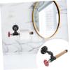 Homoyoyo Paper Towel Holder Wall-Mounted Paper Rack Iron Pipe Wall Bracket for Kitchen view 3
