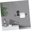 Homoyoyo Paper Towel Holder Wall-Mounted Paper Rack Iron Pipe Wall Bracket for Kitchen view 4