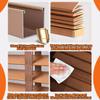 2" Slats Cordless Window Blinds Faux Wood Blind, Indoor Wood Blinds 32" 36" 46" 48" 72" Privacy Horizontal Blinds(Black) view 4