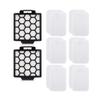 2 HEPA Filter & 6 Set of Foam Replacement for Shark Pet ZU102 Pet Pro ZU60 ZU62 Swivel Pro ZU51 NV151 NV150 CU50WM Pet Plus NV251 NV255 Navigator Upright Vacuum, Part 1238FT60 1239FT60 view 1