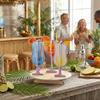 Fun Express 9 3/4" x 11 1/2" Summer Cocktail Party Wine & Hurricane Glasses Centerpiece view 4