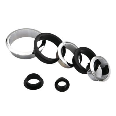 2pcs Wire Hole Cover Computer Desk Buckle Cabinet Vent Decorative Ring Furniture Hardware Office Desk Accessories(Dark,36mm)