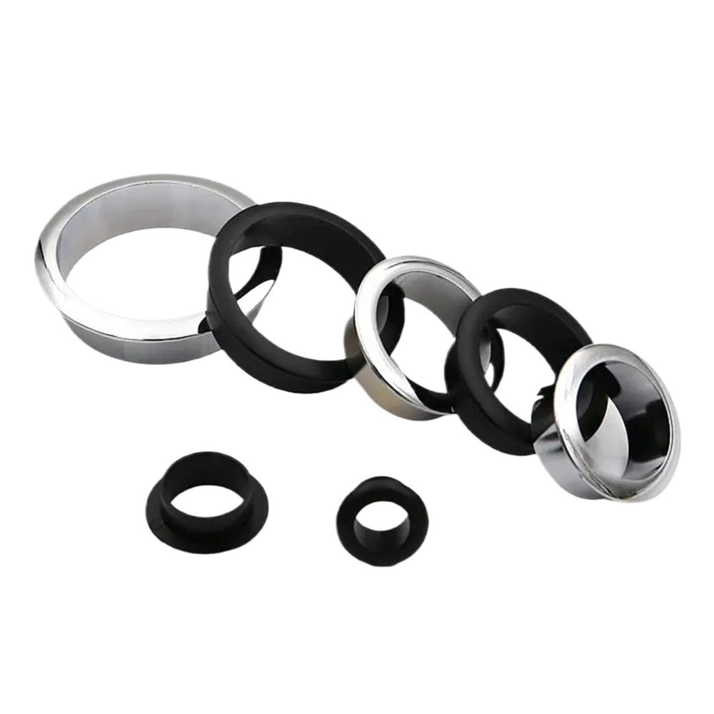 2pcs Wire Hole Cover Computer Desk Buckle Cabinet Vent Decorative Ring Furniture Hardware Office Desk Accessories(Dark,36mm)