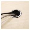 2pcs Wire Hole Cover Computer Desk Buckle Cabinet Vent Decorative Ring Furniture Hardware Office Desk Accessories(Dark,36mm) view 4