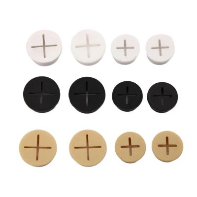 4Pack Desk Cable Hole Cover Wire Organizer for Desk Desktop Hole Cover Console Office Furniture(Dark,25mm)