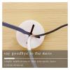 4Pack Desk Cable Hole Cover Wire Organizer for Desk Desktop Hole Cover Console Office Furniture(Dark,25mm) view 4