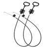 EUVAROMEX 2pcs Aldas En Color Negro DIY Recliner Rv Recliner Pull Handle Replacement for Recliner Cable/6286 view 1