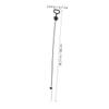 EUVAROMEX 2pcs Aldas En Color Negro DIY Recliner Rv Recliner Pull Handle Replacement for Recliner Cable/6286 view 2
