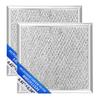 6.81" x 6.34" Microwave Grease Filter, Oven Replacement for WB02X11534, DE63-00666A, Aluminum Mesh Grease Multi-layer Vent Filter 2-Pack view 2