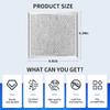 6.81" x 6.34" Microwave Grease Filter, Oven Replacement for WB02X11534, DE63-00666A, Aluminum Mesh Grease Multi-layer Vent Filter 2-Pack view 3