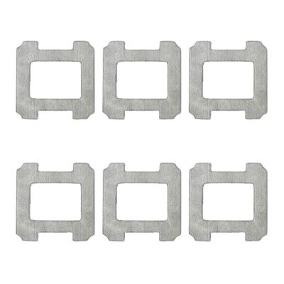 Gaigmmptor Mop Pads. Compatible for Ecovacs WINBOT W1/ W1PRO Window Robot Cleaner Washable MOP Replacement Accessories Cleaning Parts Home Appliance.(As Shown 6pcs)
