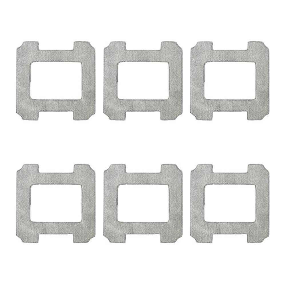 Gaigmmptor Mop Pads. Compatible for Ecovacs WINBOT W1/ W1PRO Window Robot Cleaner Washable MOP Replacement Accessories Cleaning Parts Home Appliance.(As Shown 6pcs)