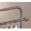 LIAN16PENG Coat Rack Stand Multifunctional Floor Coat Rack Living Room Household Hanging Clothes Rack Drawer Wood Hanger Storage Cabinet Coat Hanger Stand view 3