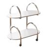 eexbz Sofa Household Antique Style Trolley Movable Sofa Storage Rack Living Room Sofa Side Table Sofas for Living Room(A) view 1