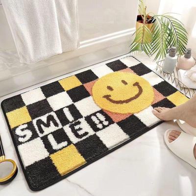 AHTCPO Bath Floor Mats, Non Slip Washable Soft Water Absorption Quick Dry, for Shower Tub(Color 10,16 * 24 inch)