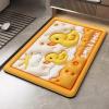 AHTCPO Bath Mat, Super Absorbent Shower Mat, Non-Slip Quick Drying Easy to Clean Suitable, for Bathroom Door Kitchen(Square 7,18 * 28inch) view 1
