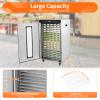 Commercial Food Dehydrator 20 Stainless Steel Trays,Food Dryer Machine for Jerky,Dehydrated Dryer with 24H Timer, 86 - 194 Adjustable view 3
