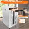 Commercial Food Dehydrator 20 Stainless Steel Trays,Food Dryer Machine for Jerky,Dehydrated Dryer with 24H Timer, 86 - 194 Adjustable view 4