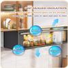 Glass Cabinet Door Pull Down Heavy Duty Shelf Wall Cabinet Storage Spice Rack for Kitchen/Bathroom Tall Cabinets(80cm) view 4