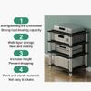 AV Media Stand - 1 2 3 4 Tier Wooden Stereo Cabinet Corner Shelf Audio Rack for Home/Office/DJ/Theater - Ideal for CD Players and Audio Components view 3