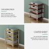 AV Media Stand - 1 2 3 4 Tier Wooden Stereo Cabinet Corner Shelf Audio Rack for Home/Office/DJ/Theater - Ideal for CD Players and Audio Components view 4