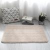 AHTCPO Bath Mat, Soft Absorbent Area Rug, for Bathroom Bedside Sofa Living Room Non-Slip Home Decor(Light Camel,30 * 50cm) view 1
