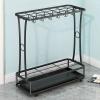 DSFHVBDD Umbrella Stand Indoor Entryway, Umbrella Holder Indoor, Umbrella Rack Stand, Umbrella Stand with a Detachable Drip Tray, Hooks, for Entryway, Home, Office view 3