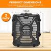 GWYSY Air Fryer Replacement Tray for Ninja SL401 SL451 DoubleStack XL 2-Basket, 2 Packs Air Fryer Grill Plate Tray Accessories, Dishwasher Safe view 2