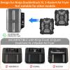 GWYSY Air Fryer Replacement Tray for Ninja SL401 SL451 DoubleStack XL 2-Basket, 2 Packs Air Fryer Grill Plate Tray Accessories, Dishwasher Safe view 3