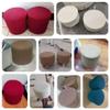 Ottoman Slipcovers Round Small/Medium/XX-Large/Large, Stretch Velvet Ottoman Cover 40/30/36/25/18/42/20, Storage Footstool Cover Slipcovers, Stool Pouf Furniture Protector Slipcover(#26,W39"xH18") view 2