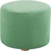 Ottoman Slipcovers Round Small/Medium/XX-Large/Large, Stretch Velvet Ottoman Cover 40/30/36/25/18/42/20, Storage Footstool Cover Slipcovers, Stool Pouf Furniture Protector Slipcover(#22,W14"xH16") view 1