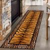 2x10ft Cheetah Print Rugs - Non-Slip Washable Low-Pile Carpet, Modern Leopard Tiger Rug for Hallway, Living Room, Bedroom, Dining & Dormitory (Boho Style, Brown) view 1