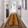 2x10ft Cheetah Print Rugs - Non-Slip Washable Low-Pile Carpet, Modern Leopard Tiger Rug for Hallway, Living Room, Bedroom, Dining & Dormitory (Boho Style, Brown) view 4