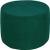 Ottoman Slipcovers Round Small/Medium/XX-Large/Large, Stretch Velvet Ottoman Cover 40/30/36/25/18/42/20, Storage Footstool Cover Slipcovers, Stool Pouf Furniture Protector Slipcover(#28,W24"xH18") view 1