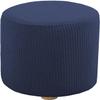 Ottoman Slipcovers Round Small/Medium/XX-Large/Large, Stretch Velvet Ottoman Cover 40/30/36/25/18/42/20, Storage Footstool Cover Slipcovers, Stool Pouf Furniture Protector Slipcover(#17,W13"xH14") view 1