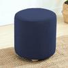 Ottoman Slipcovers Round Small/Medium/XX-Large/Large, Stretch Velvet Ottoman Cover 40/30/36/25/18/42/20, Storage Footstool Cover Slipcovers, Stool Pouf Furniture Protector Slipcover(#17,W13"xH14") view 2