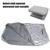 Nutriess Mattress Cover Impermeable Oxford Cloth 208x40.6x200.6 cm Reusable Removable Bag for Indoor Outdoor Storage Dust Protection (196 * 38 * 107cm) view 2
