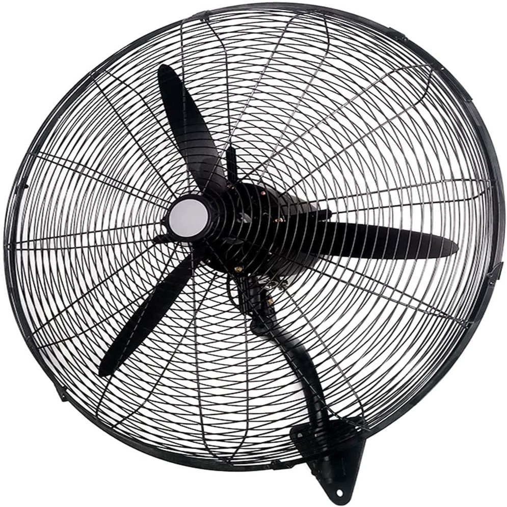 Dntum Oscillating Wall Fan,Commercial Electric Fan,High Power Motor,Three Wind Speed Settings,Wall Mounted Fan for Restaurant Dormitory Factory (White 55cm/21.7inch)