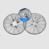 Dntum Oscillating Wall Fan,Commercial Electric Fan,High Power Motor,Three Wind Speed Settings,Wall Mounted Fan for Restaurant Dormitory Factory (White 55cm/21.7inch) view 2