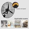 Dntum Oscillating Wall Fan,Commercial Electric Fan,High Power Motor,Three Wind Speed Settings,Wall Mounted Fan for Restaurant Dormitory Factory (White 55cm/21.7inch) view 3