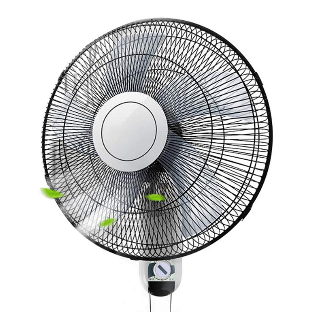 Dntum 16 Inch Electric Fan,Household Oscillating Wall Mounted Fan,Silent Industrial Fan, 3 Speed Settings, 60W