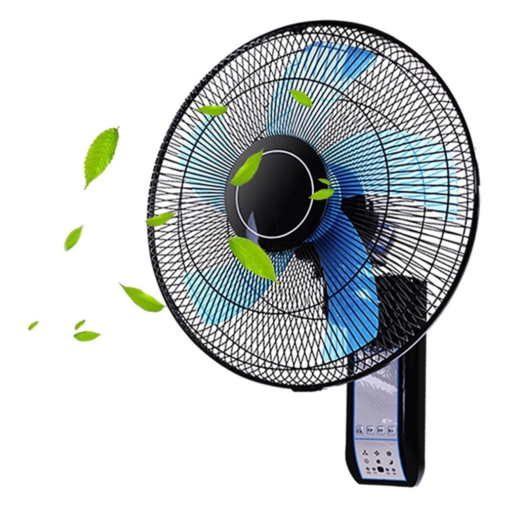 Dntum 18 Inch 45cm Oscillating Wall Fan, 3 Speed Settings, Wall Mounted Air Cool Fan, Timer & Remote Control
