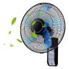 Dntum 18 Inch 45cm Oscillating Wall Fan, 3 Speed Settings, Wall Mounted Air Cool Fan, Timer & Remote Control view 1