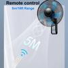 Dntum 18 Inch 45cm Oscillating Wall Fan, 3 Speed Settings, Wall Mounted Air Cool Fan, Timer & Remote Control view 3