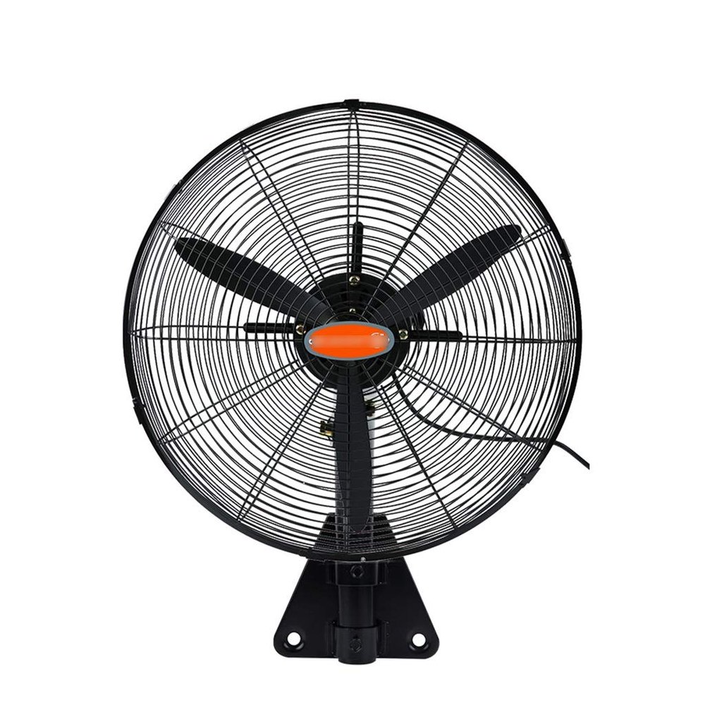 Dntum Wall-Mounted Industrial Fan, 3-Speed Adjustable Wind Speed, Wall Strong Metal Horns Electric Fan, 20/25/30 Inches (20 Inches)