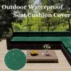 JACOJE Patio Cushion Covers 24x24/22/20 inch, Waterproof Outdoor Sofa Seat Cushion Covers Waterproof Outdoor Replacement Patio Cushion Slippers for Sectional Sofa, Wicker Chair(7,65 * 65 * 10CM) view 2
